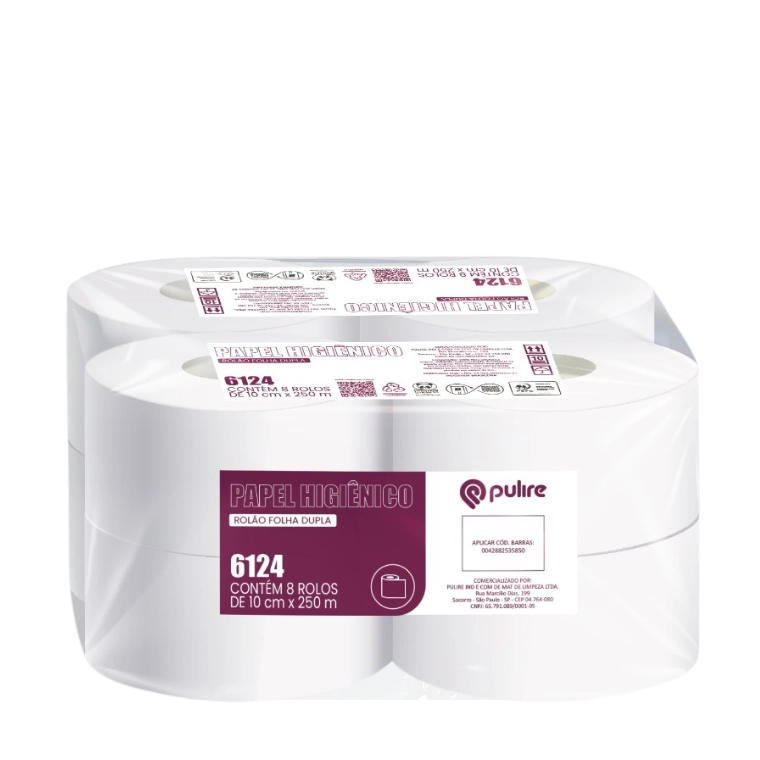 Papel Higiênico Rolão Folha Dupla Pulire
